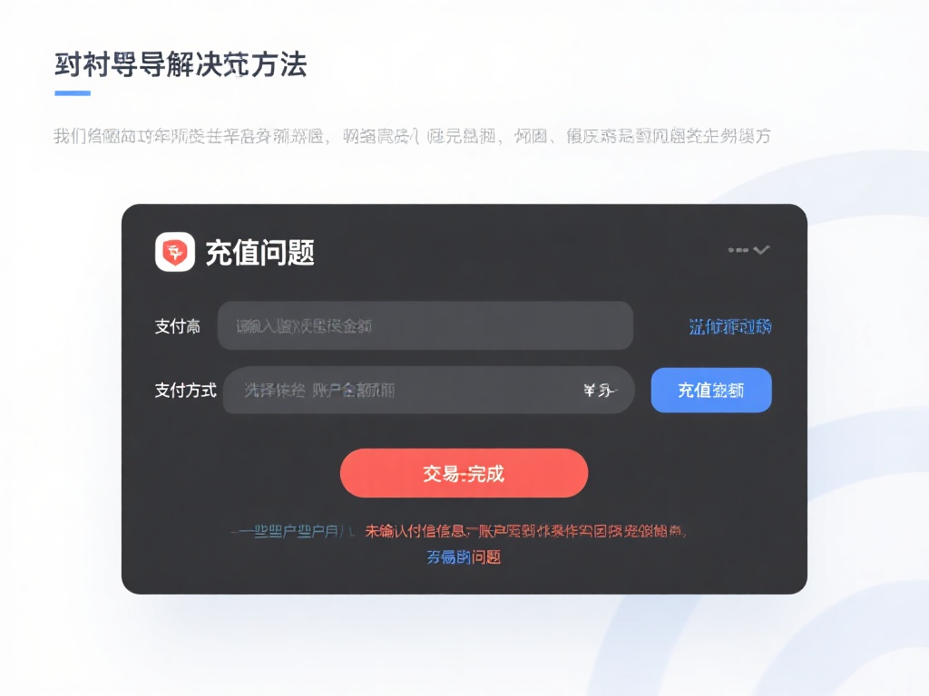 在探讨解决方法之前，我们先来了解一下充值问题可能的